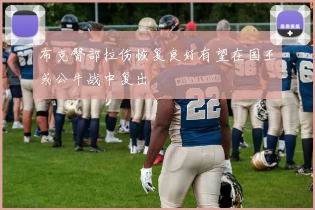 布克臀部拉伤恢复良好有望在国王或公牛战中复出